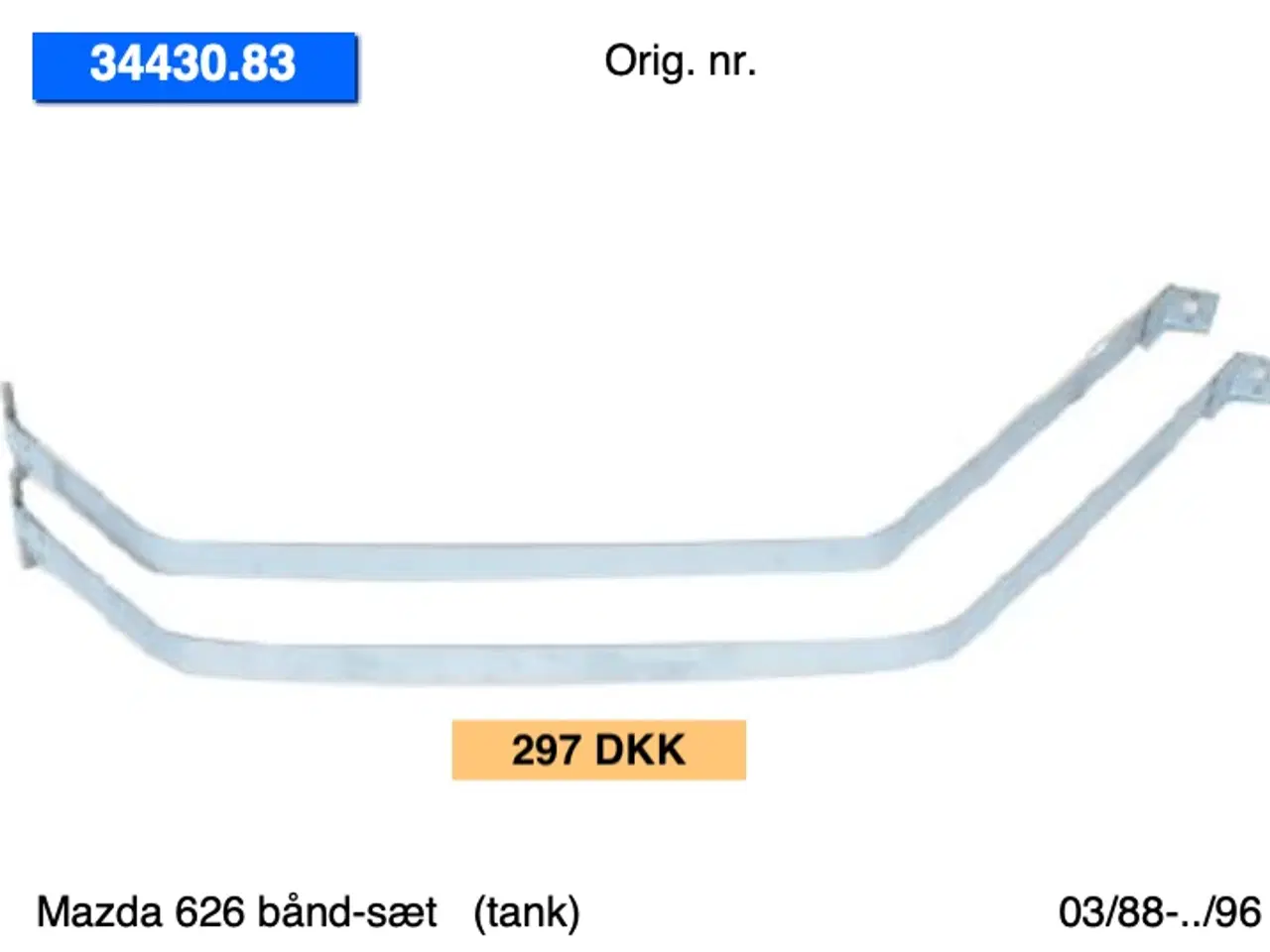 Billede 9 - Nye Mazda 626 GD-GV (87-96) tanke m.m.