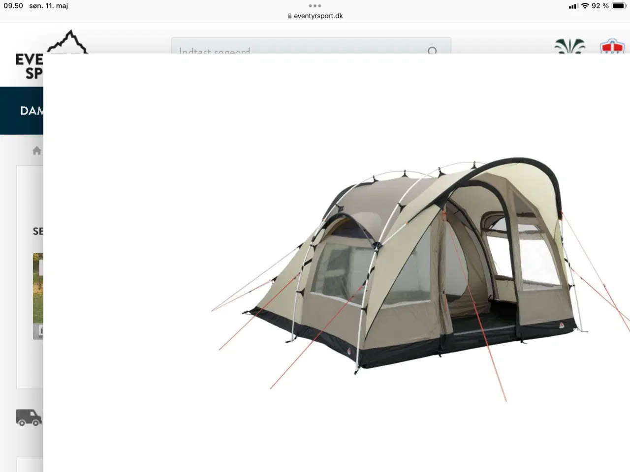 Billede 3 - Robens Cabin 300 telt