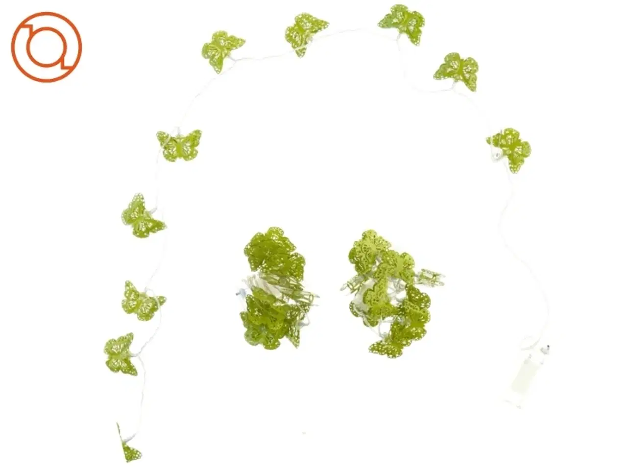 Billede 1 - Tre lyskæder med sommerfugle (længde pr. stk. 130 cm)