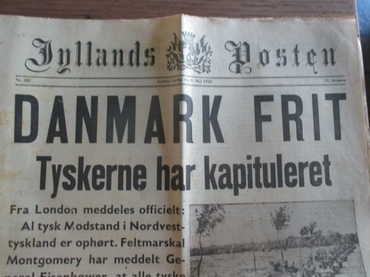 Billede 4 - Danmarks befrielse 1945. Aviser - flere.