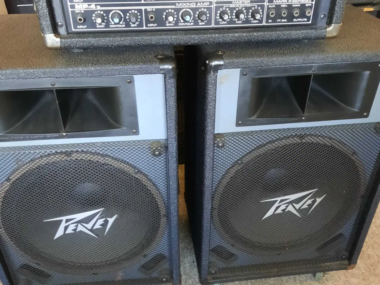 Billede 1 - Oprydnings salg: Peavey højt/mixer