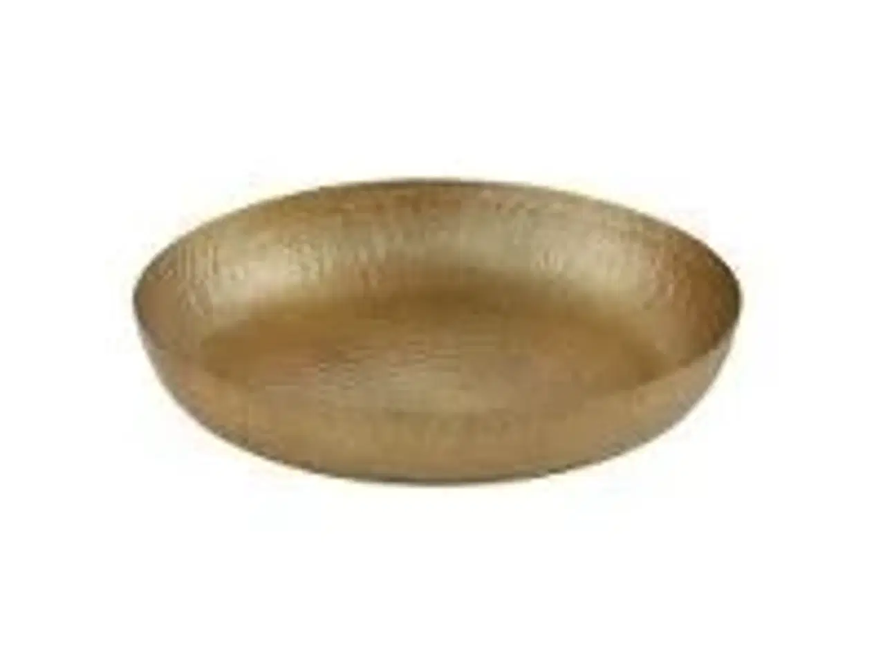 Billede 1 - 1 stk. Serveringsfad guld hammeret 360 mm