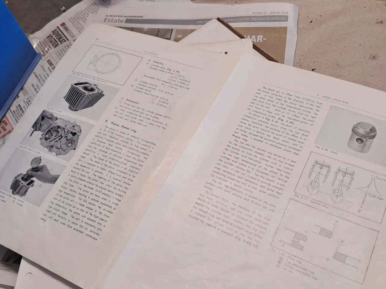 Billede 1 - CD 50 original værkstedsmanual og Partslist