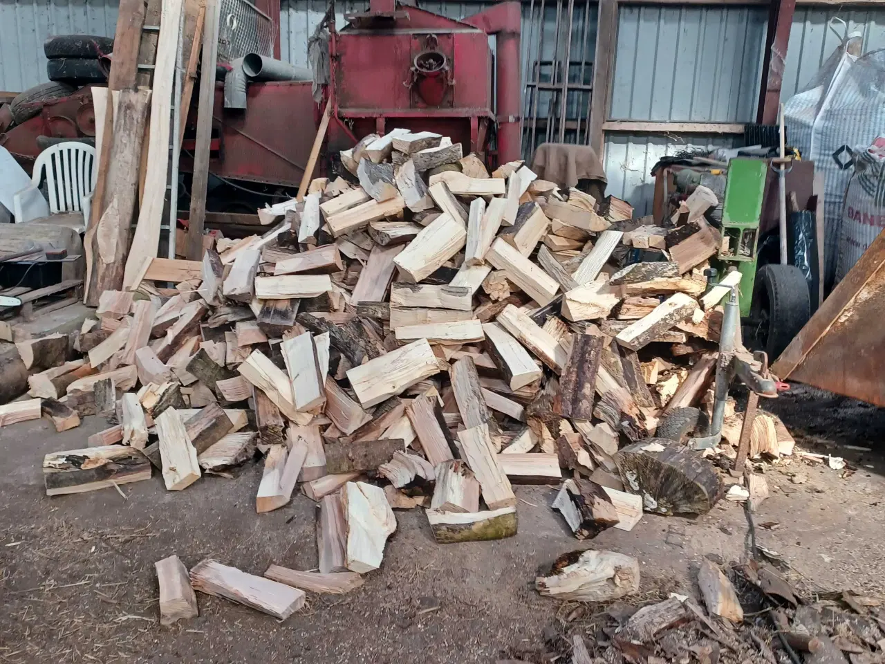 Billede 1 - Kløvet asketræ 