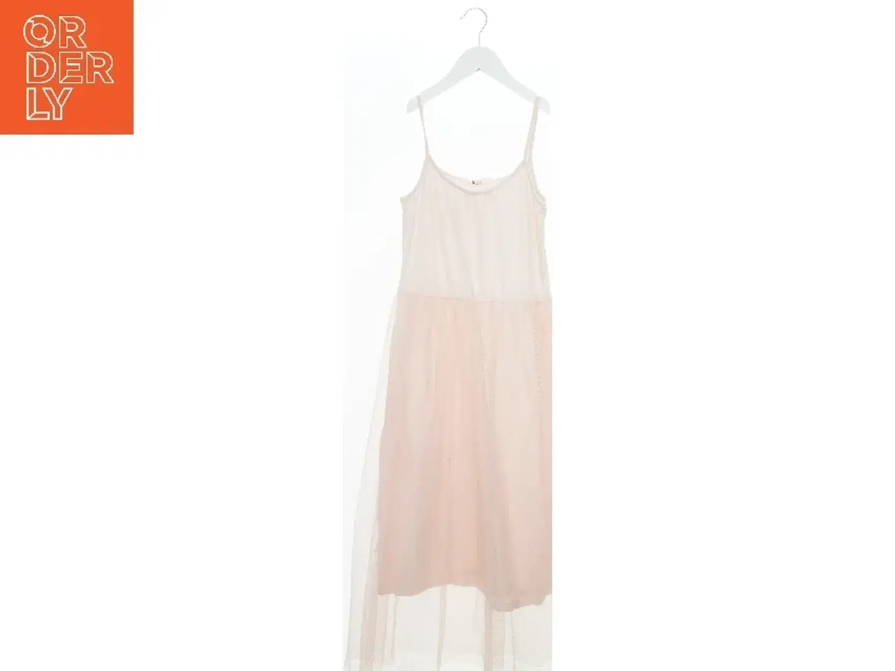 Billede 1 - Beige kjole med stropper fra H&M (str. 158)