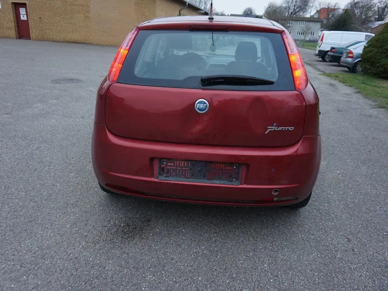 Billede 7 - Fiat Punto 1,2 personbil Rød Årg. 2006