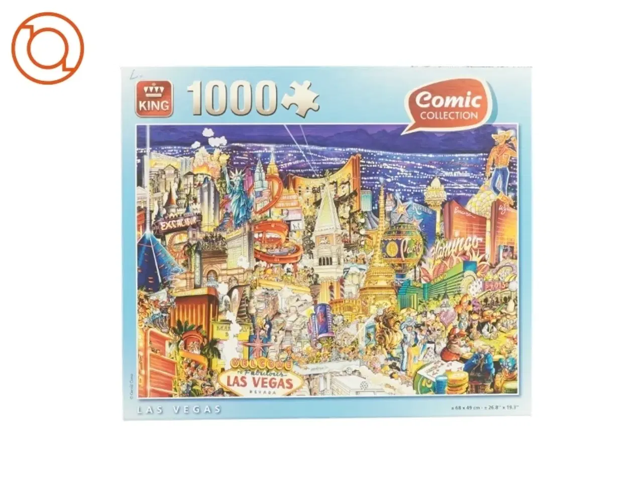 Billede 1 - Puslespil med 1000 brikker (spil)