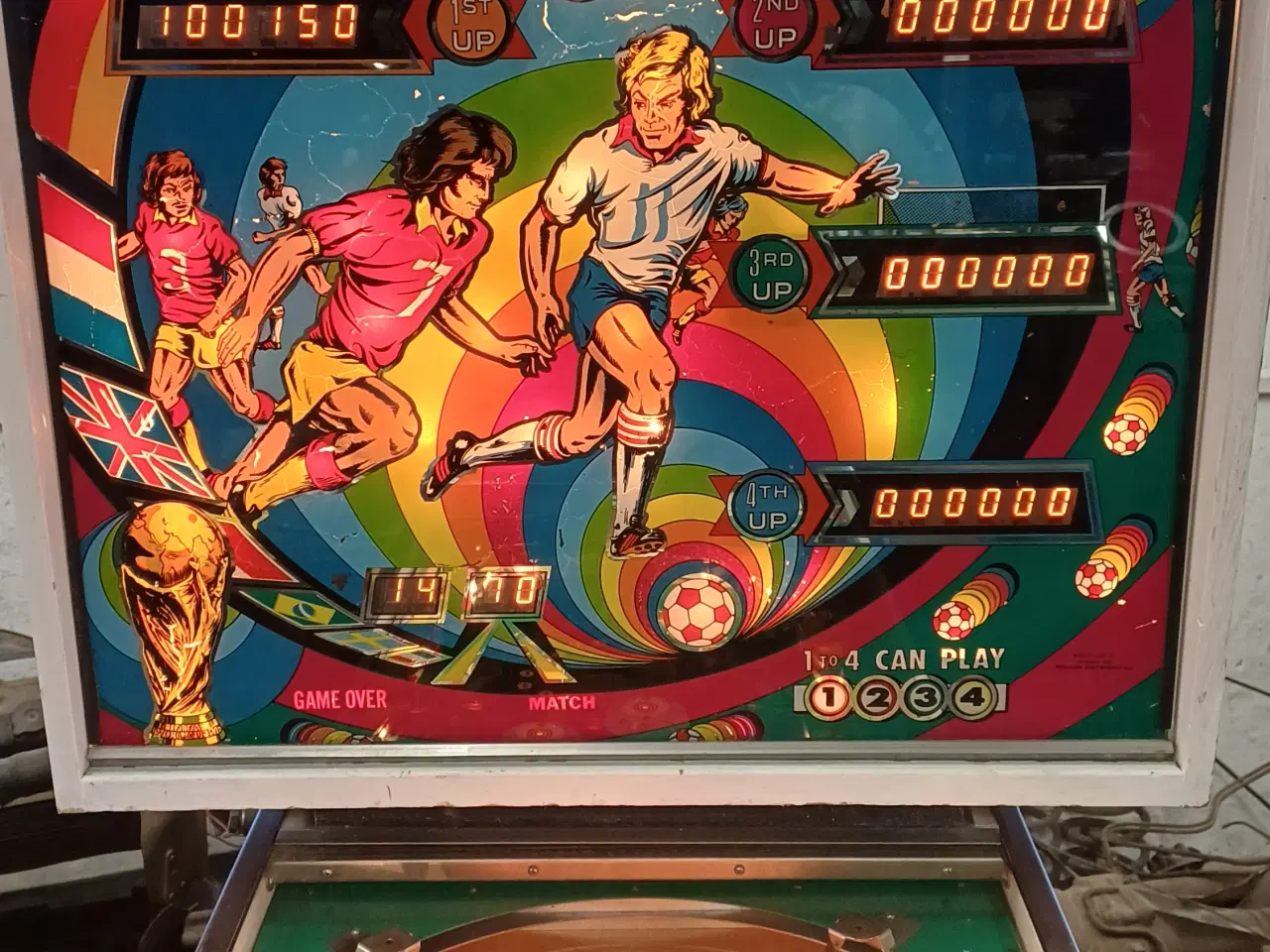 Billede 5 - Flippermaskine Williams World Cup 1978, nyistandsa