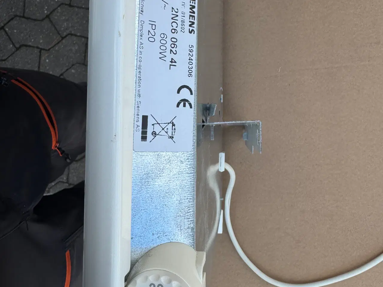 Billede 3 - Siemens 230V elradiator 600W