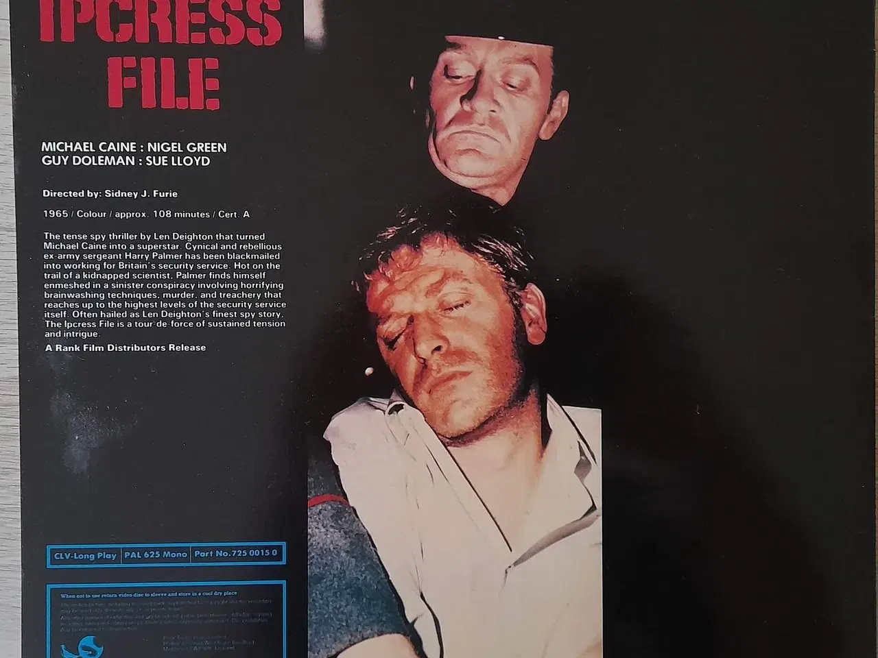 Billede 2 - The Ipcress File, Laserdisc film