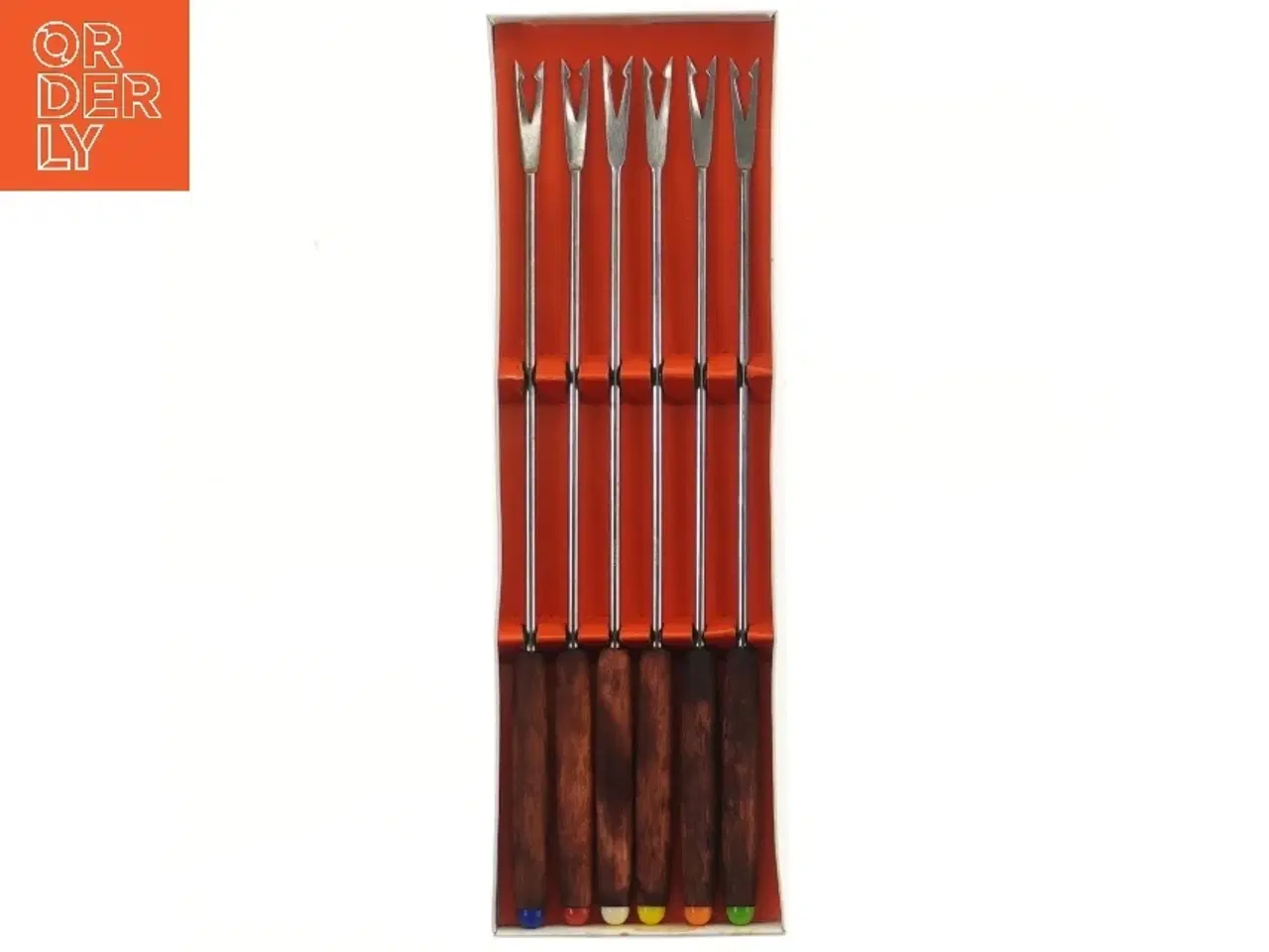 Billede 2 - Fonduegafler sæt 6 stk (str. 6 stk 27,5 cm)