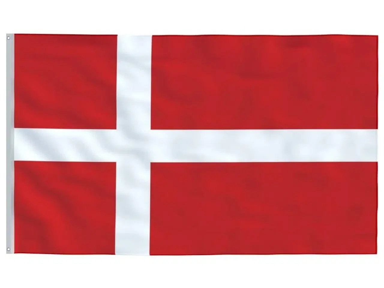 Billede 4 - Danmark flag og flagstang 6,23 m aluminium