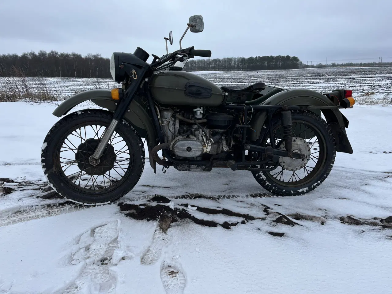 Billede 2 - Ural IMZ 8.103-10 fra 1993 med sidevogn