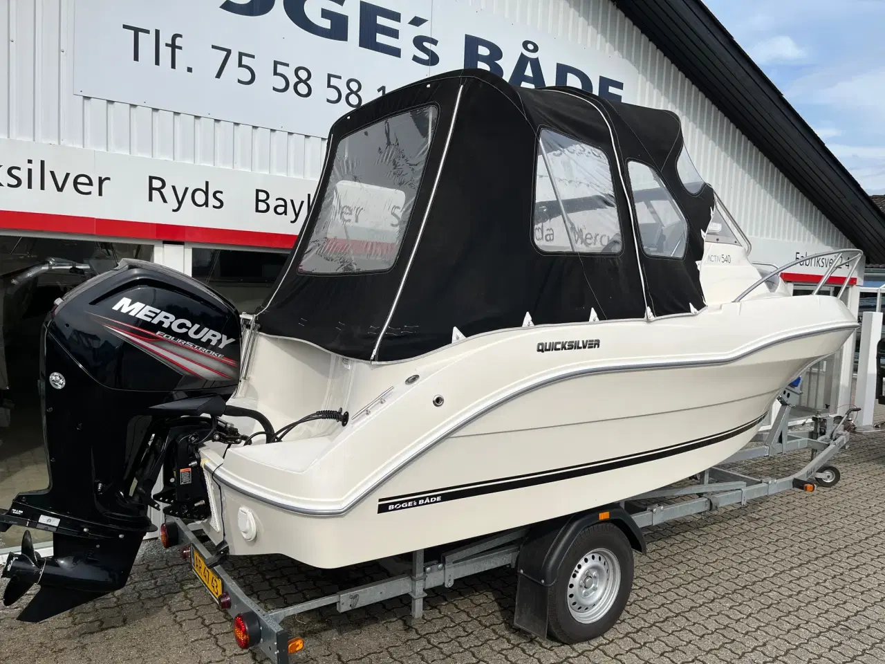 Billede 5 - Activ 540 Cruiser med 115 hk Mercury-EFI 4-takt 2,1L og 1500 kg Brenderup bådtrailer - Anvisningss..