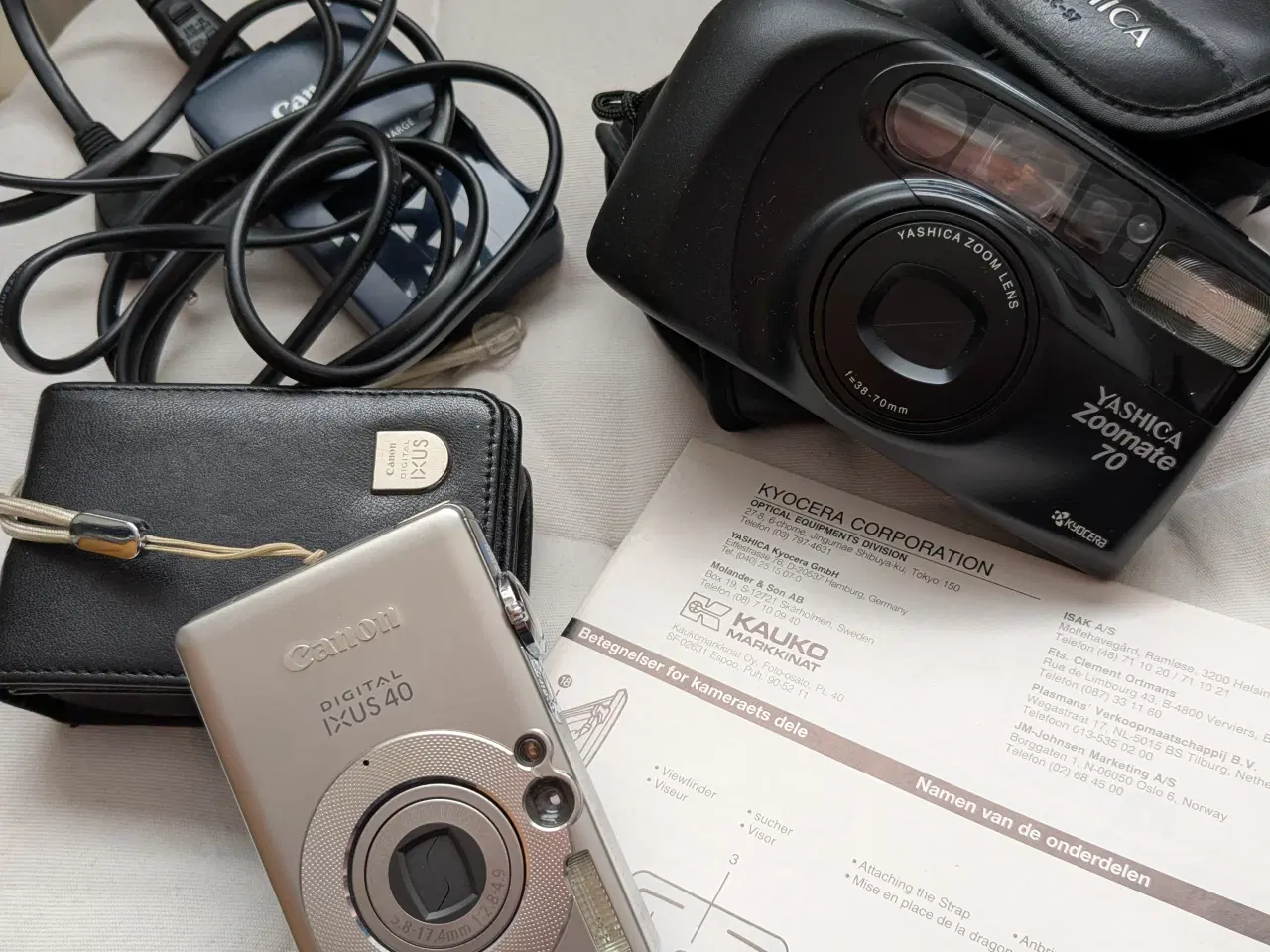 Billede 2 - Canon og Yashica kameraer