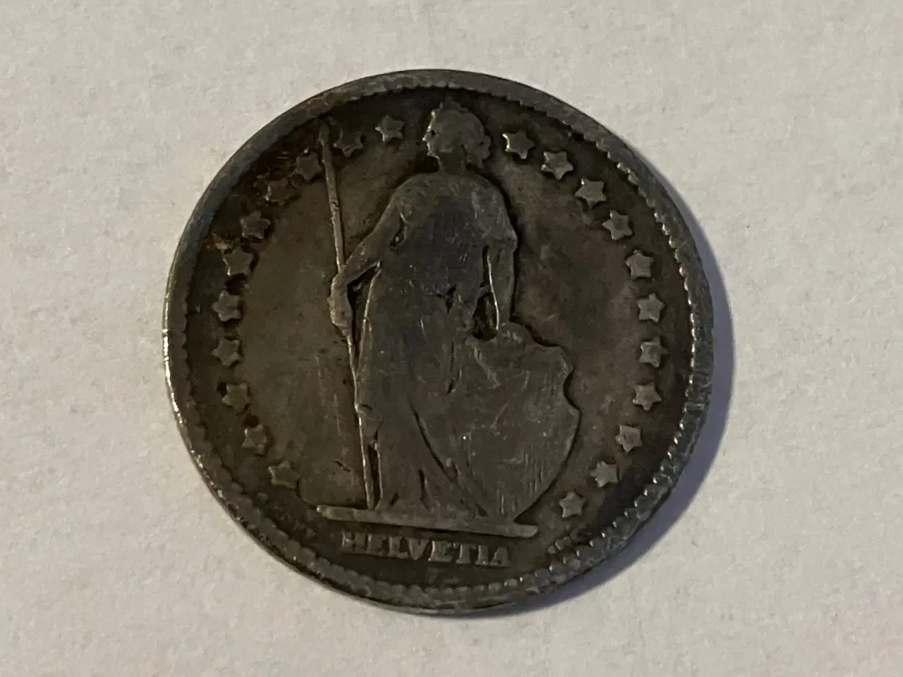 Billede 2 - 1 Franc Switzerland 1875