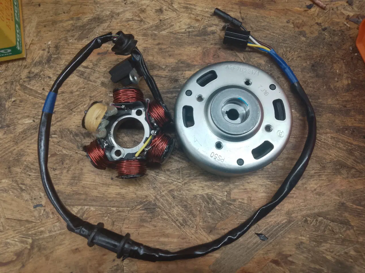Billede 3 - Helt ny stator med svinghjul til pgo