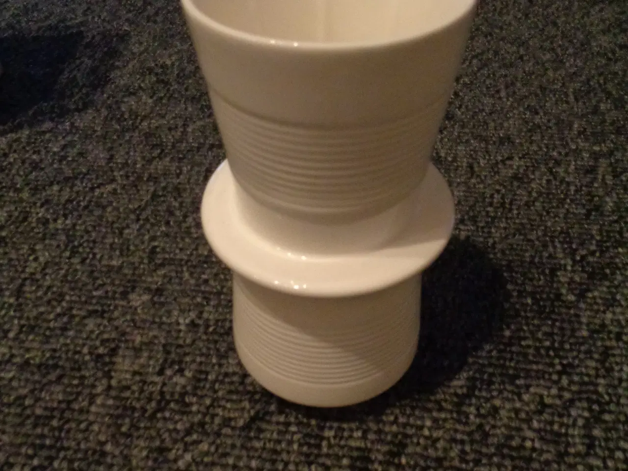 Billede 3 - Kähler Baristo kaffebrygger i porcelæn hvid