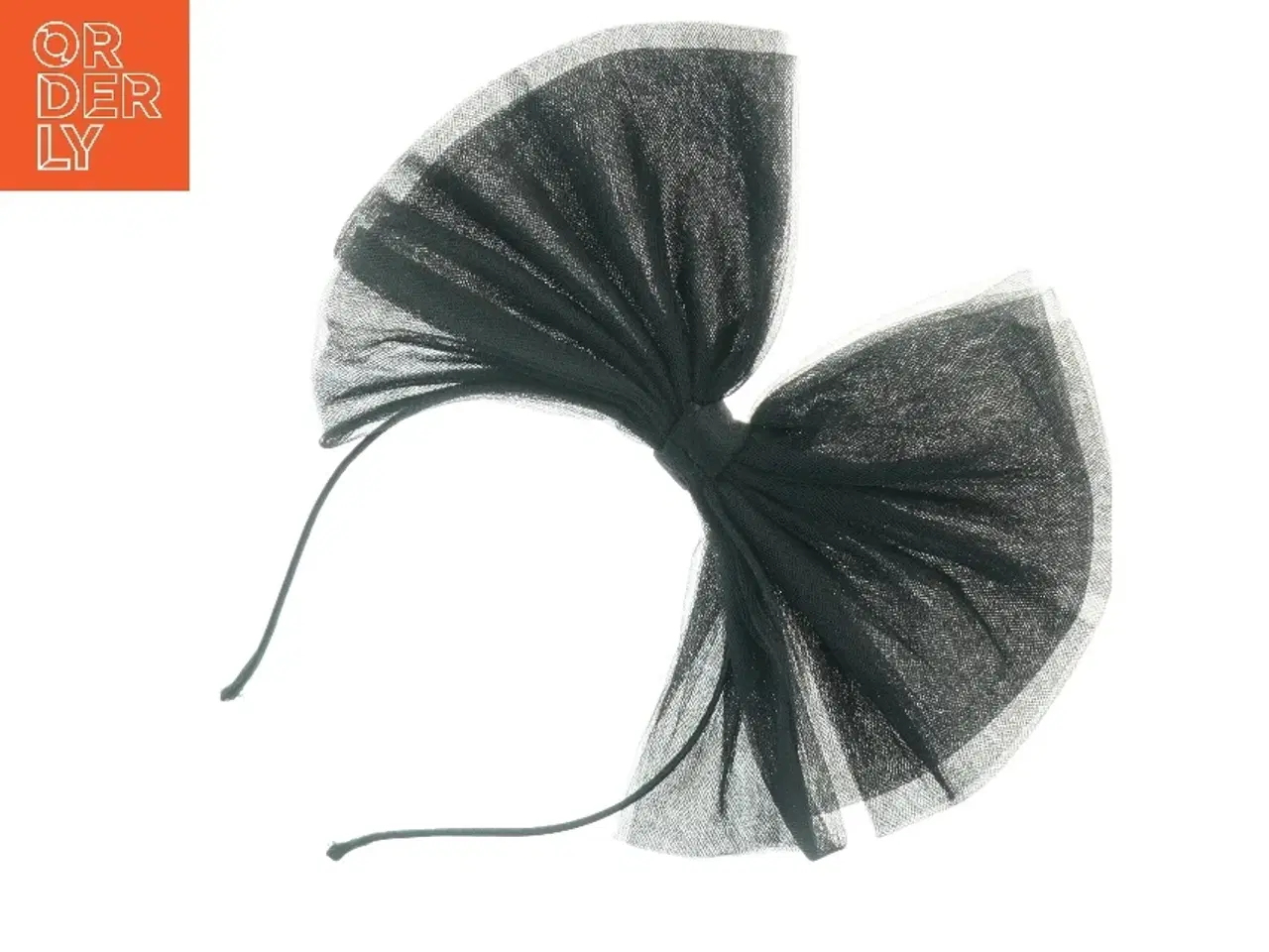 Billede 2 - Sort hårbøjle med sløjfe