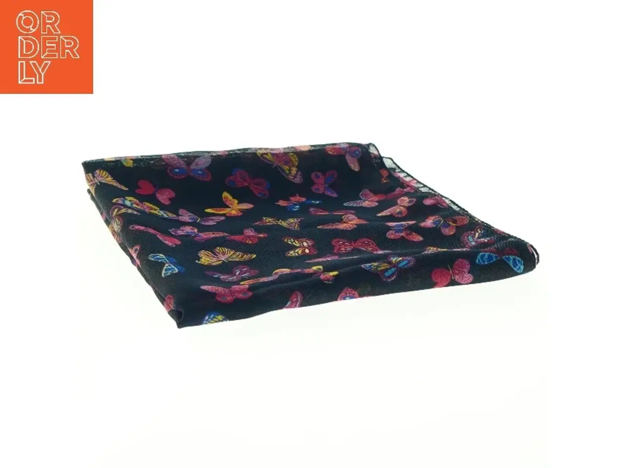 Billede 4 - Sommerfugle tørklæde (str. 160 x. 38 cm)