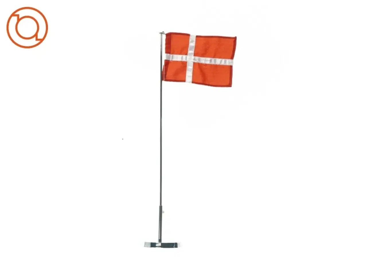 Billede 1 - Dannebrog flagstang til bord (str. 43 x 9 cm)