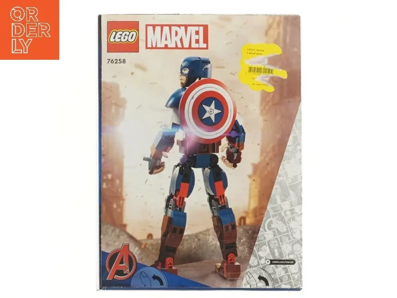 Billede 2 - LEGO Marvel Captain America byggesæt fra Lego (str. 26x6x19 cm)