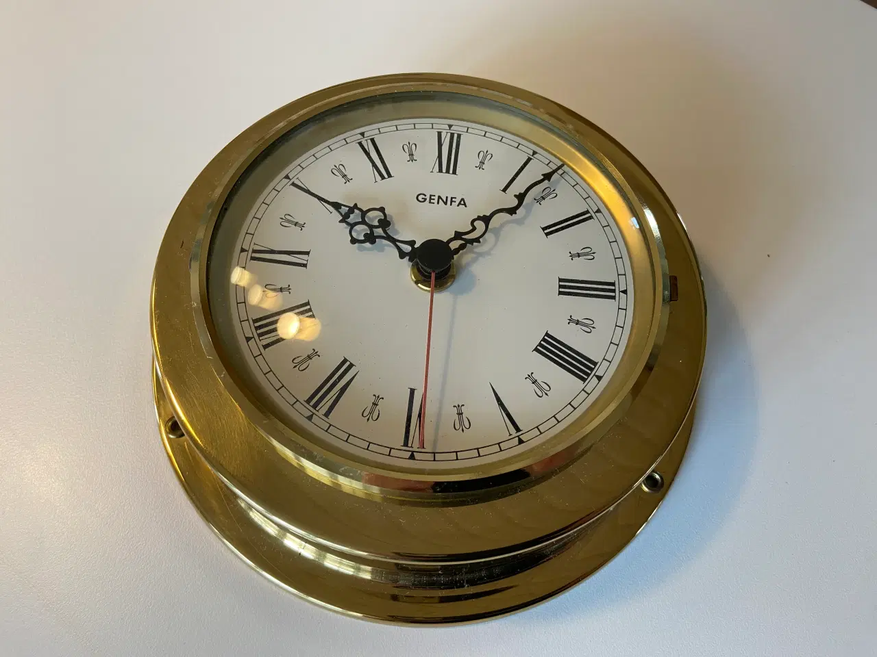 Billede 2 - Skibsur i messing fra Genfa