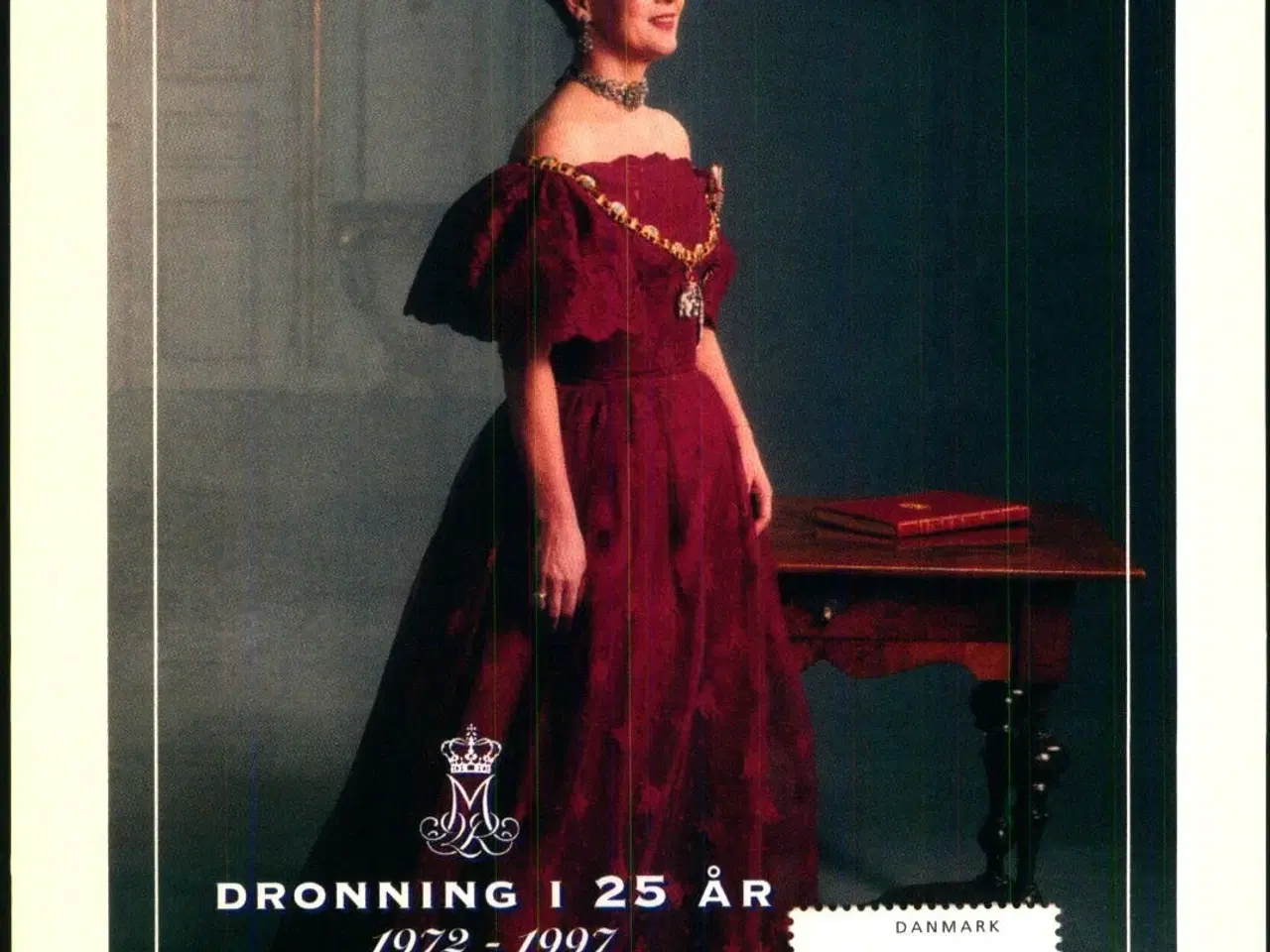 Billede 1 - Dronning i 25 ÅR - u/n - 13 x18 cm. - Brugt