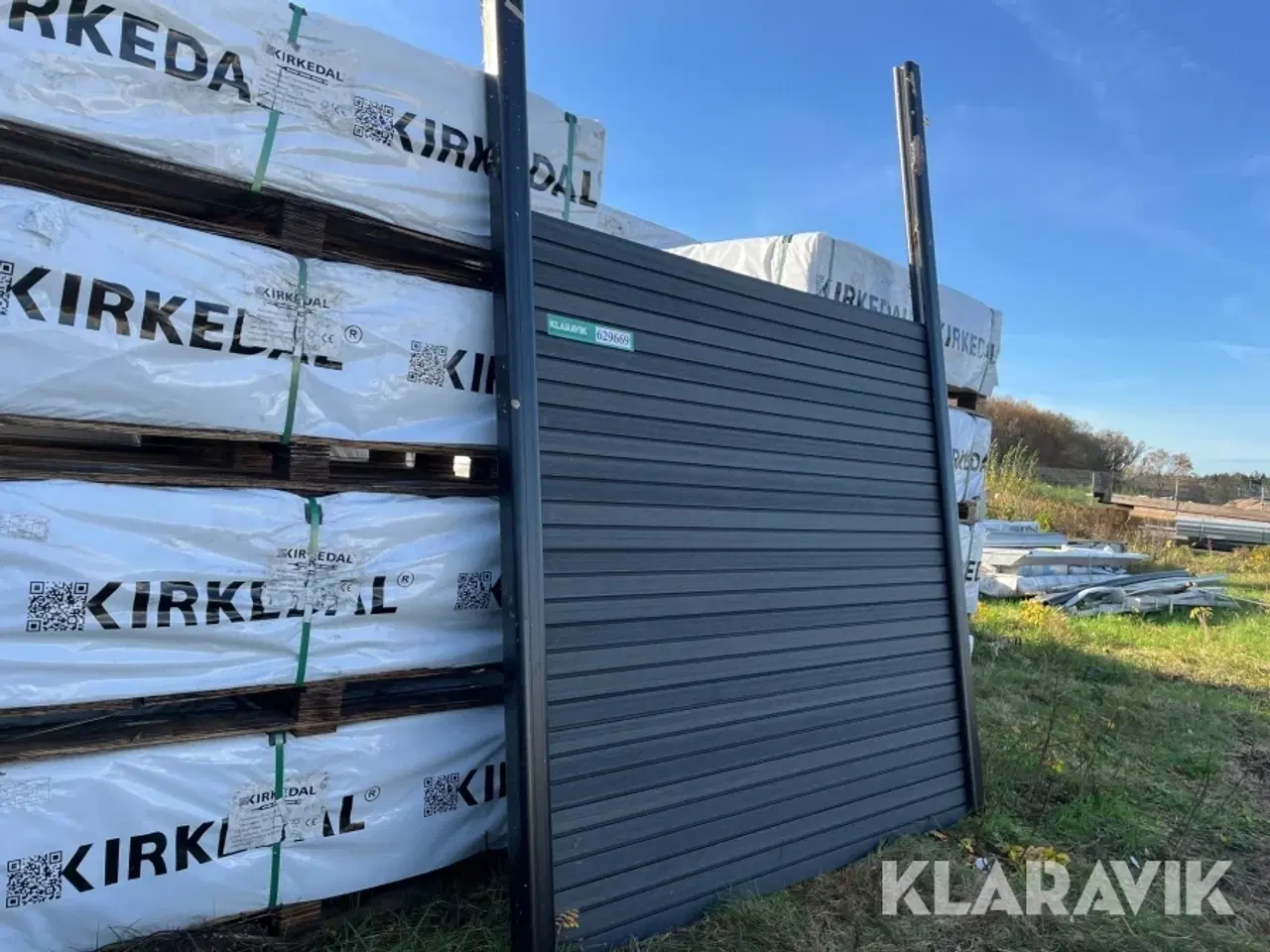 Billede 2 - Komposit hegn Kirkedal Grå/sort 10 fag