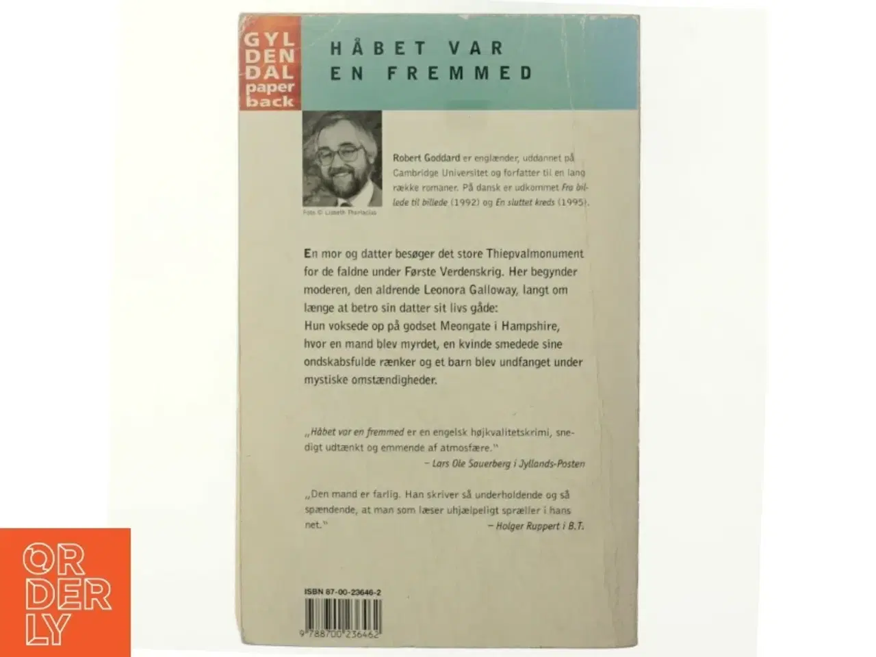 Billede 3 - Håbet var en fremmed af Robert Goddard (Bog)