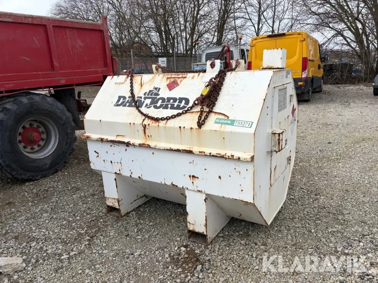 Billede 1 - Transportabel dieseltanken Thyholm Olie Service 1500 Liter