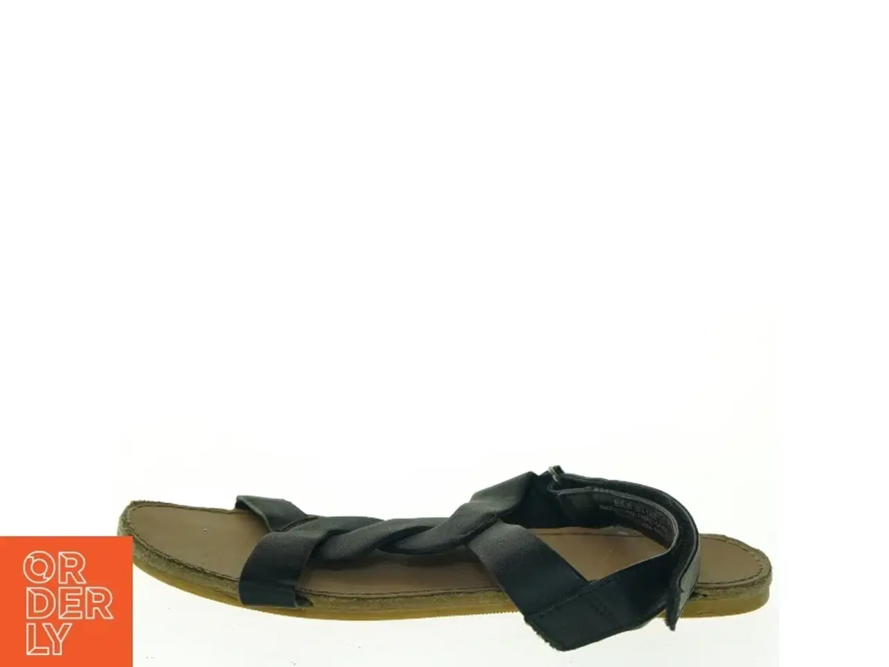 Billede 2 - Sorte flade sandaler (str. 36)