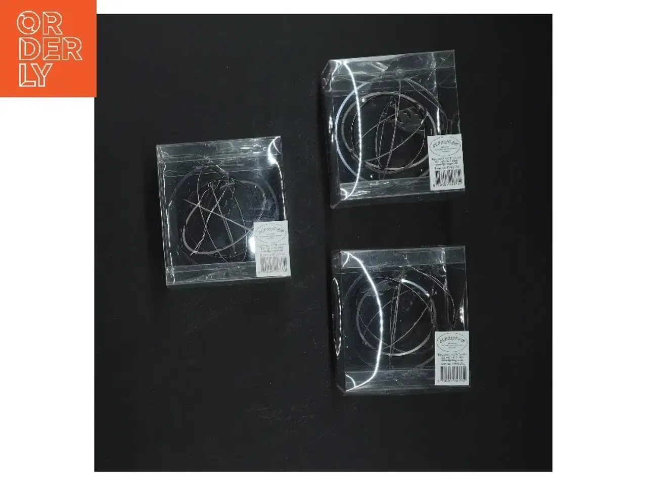 Billede 1 - Metal julepynt i pakke fra Det Gamle Apotek (str. 3 styk, ø 9 cm)