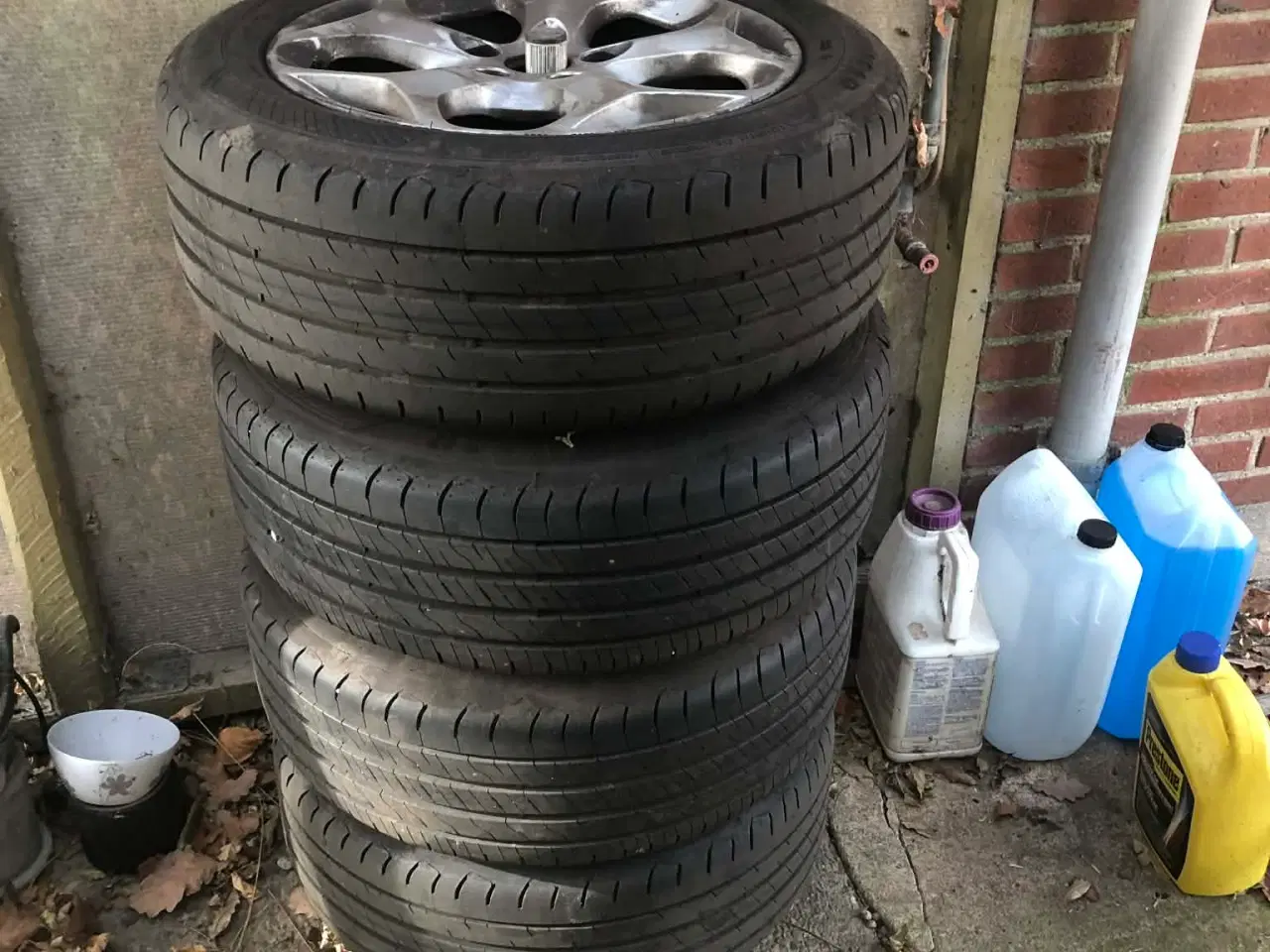 Billede 3 - Alufælge med sommerdæk