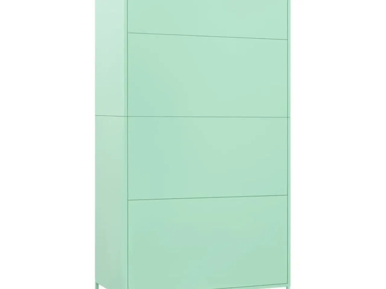Billede 6 - Klædeskab 90x50x180 cm stål mintgrøn