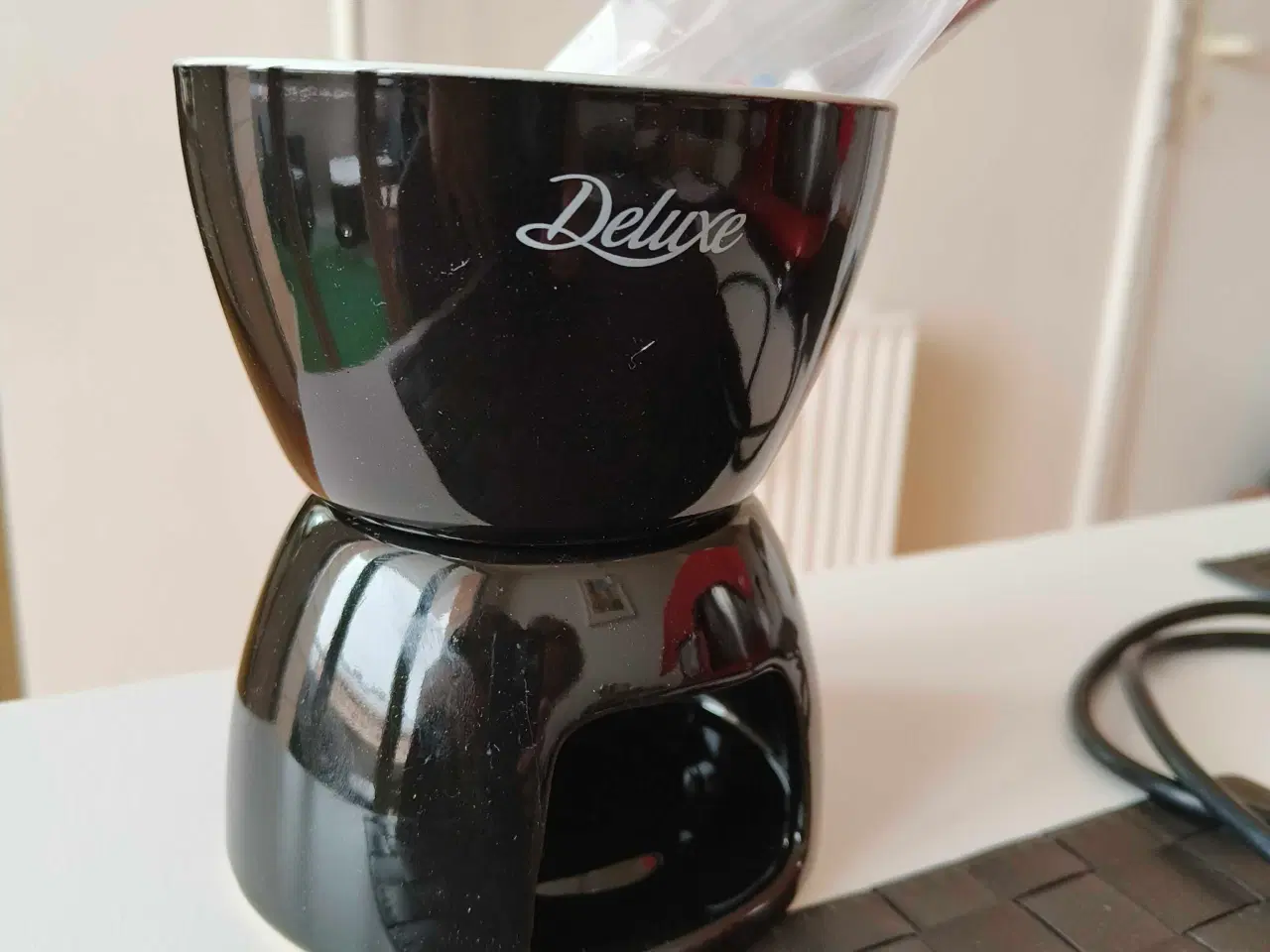 Billede 1 - Chokolade fondue sæt i keramik