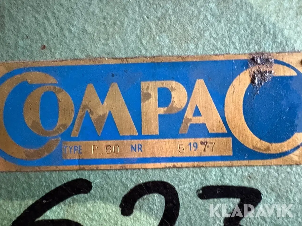 Billede 10 - Værkstedspresser Compac P60