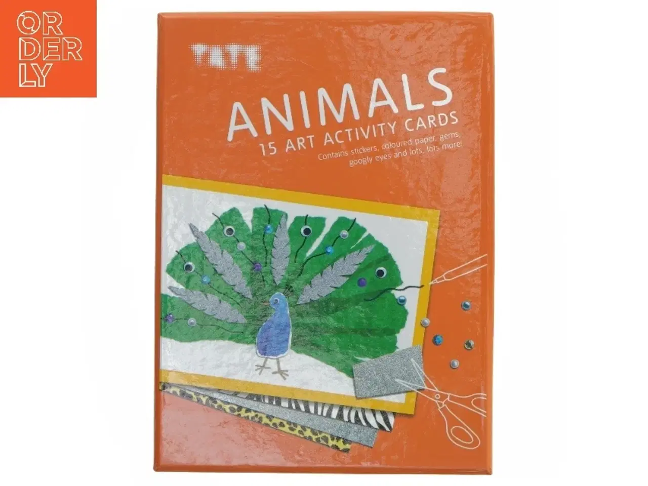 Billede 1 - 15 kunstaktivitet kort om dyr (str. 23x17 cm)