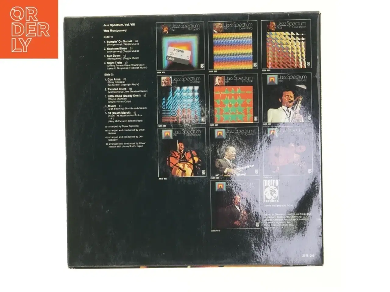 Billede 2 - Vinyl plade - Jazz Spectrum Vol. 8