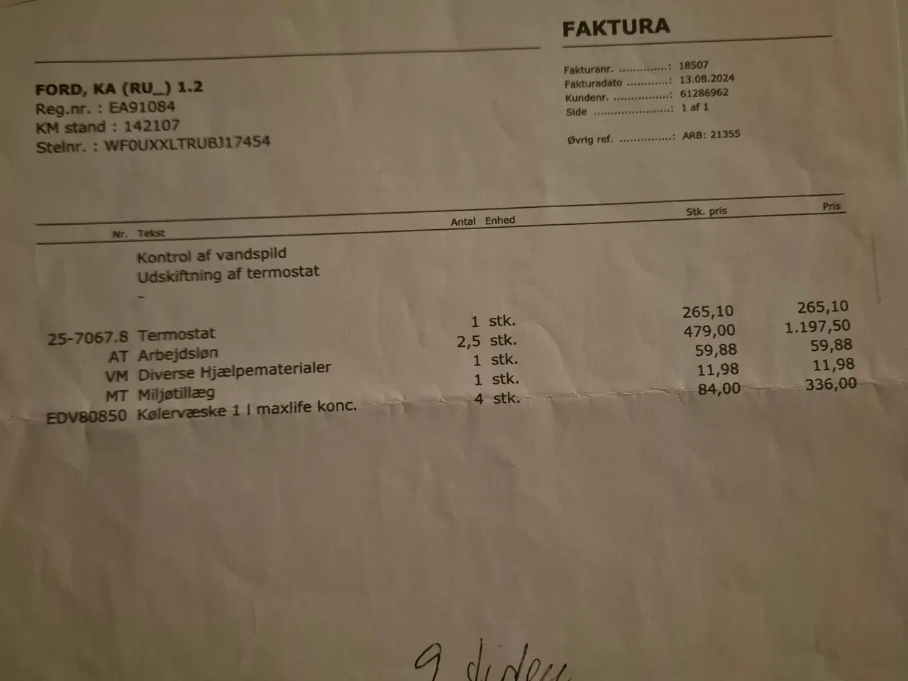 Billede 10 - Ford Ka 1,2 NYSYNET lav km