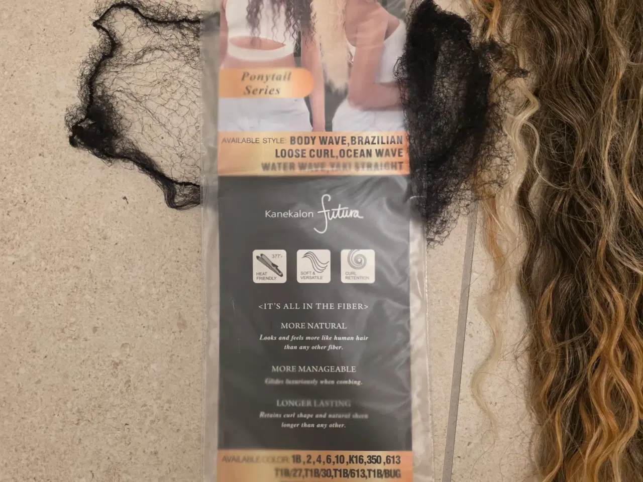 Billede 2 - Paryk/forlængelse hår.