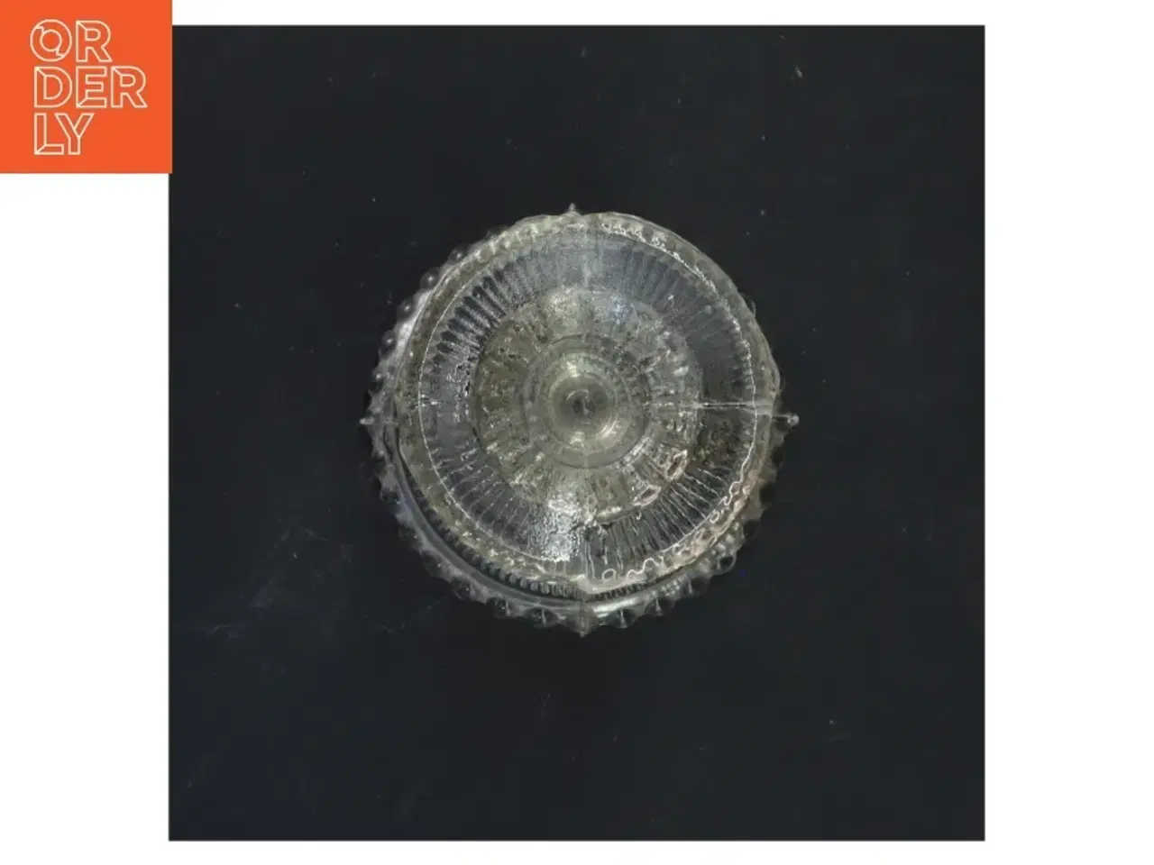 Billede 3 - Lysestage i glas (str. 18 cm)
