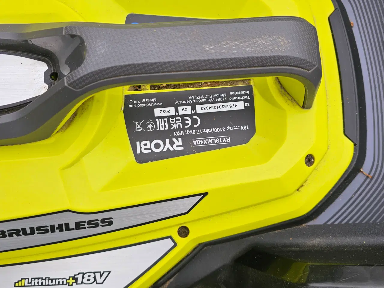 Billede 5 - Plæneklipper ryobi one plus og hækkeklipper