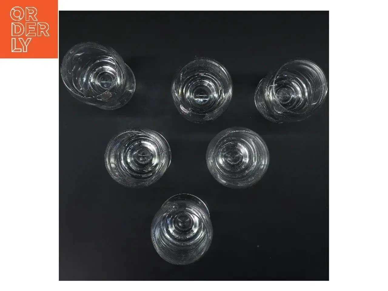 Billede 2 - Sæt af 6 ølglas fra Eb (str. 6 stk Ø 6,5 cm længde 18 cm)