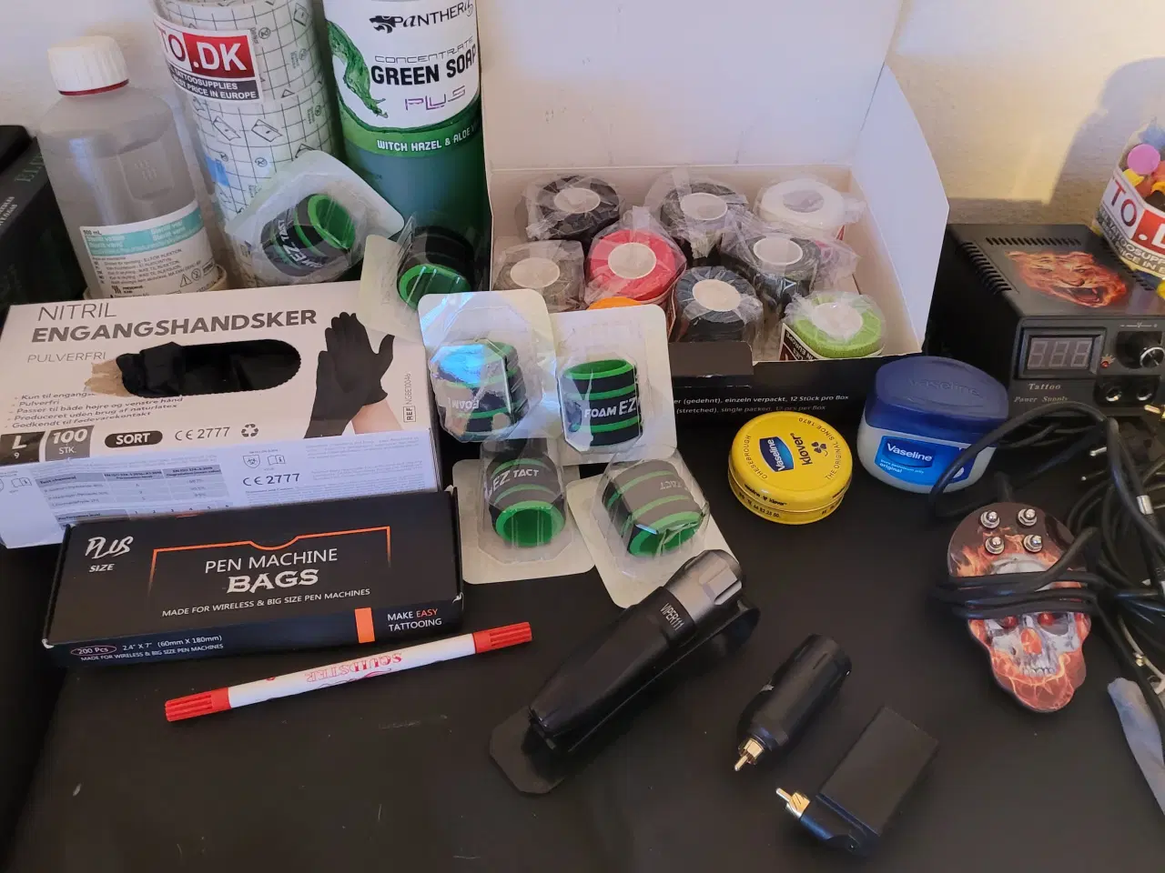 Billede 4 - komplet tattoo set