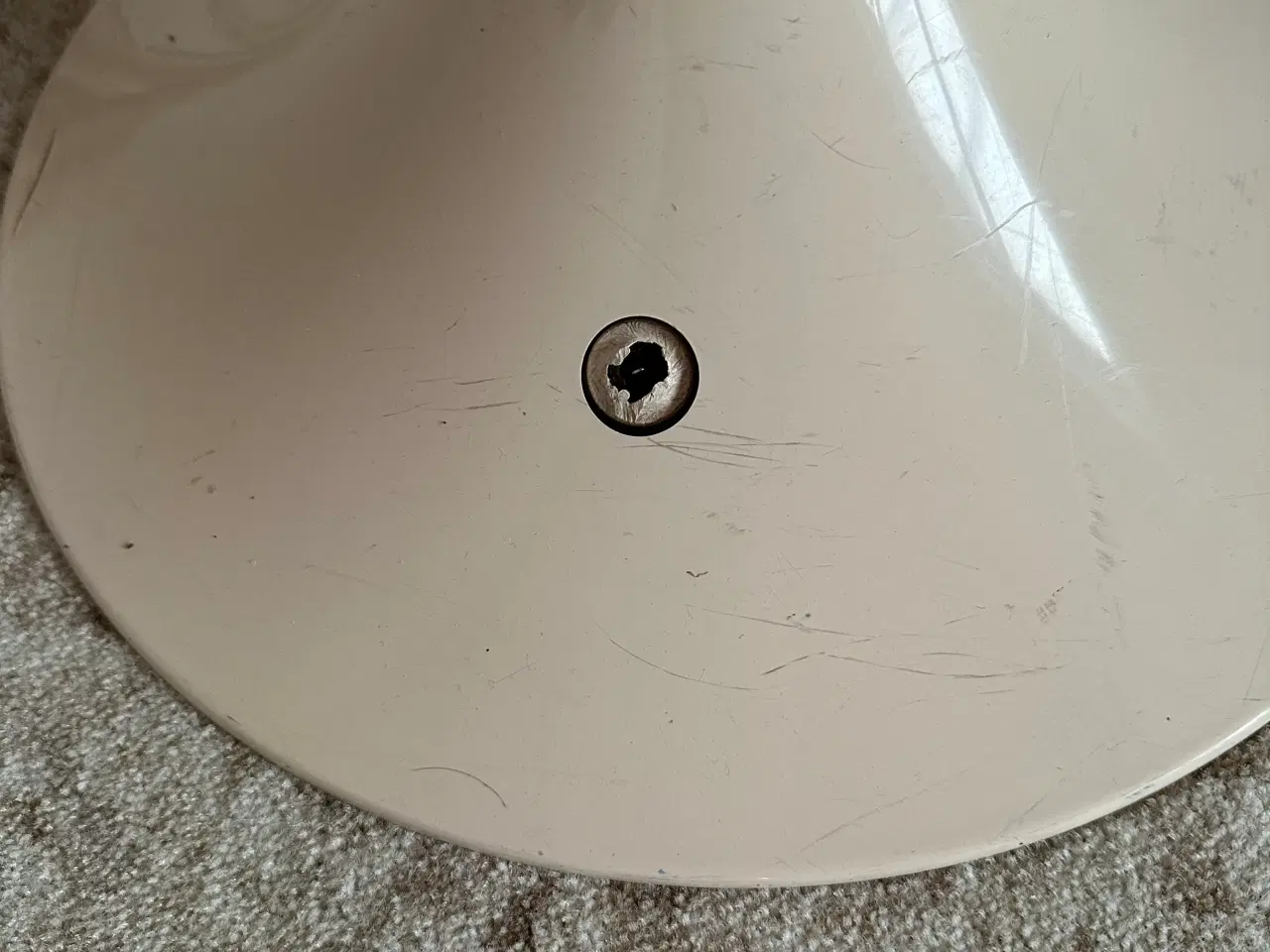 Billede 2 - Panthella gulvlampe, hvid – designerlampe af Verne