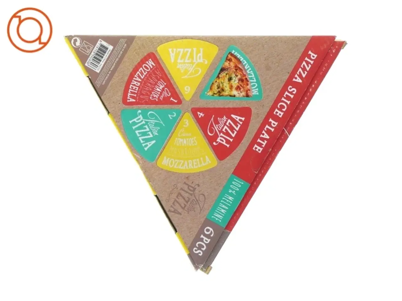 Billede 2 - nye Pizza slice plate (str. 23 x 22cm)