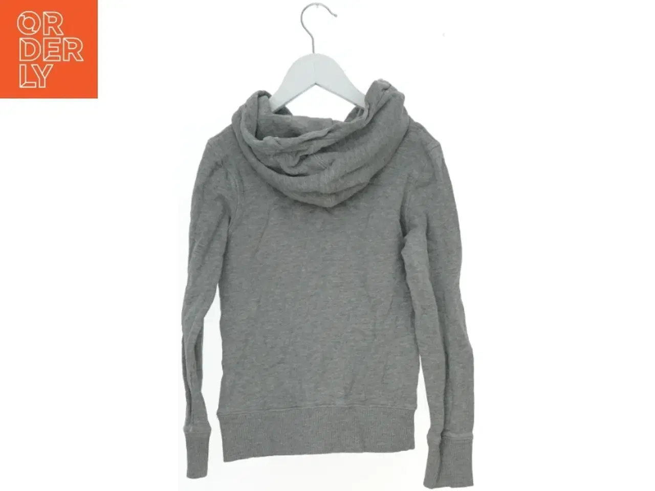 Billede 2 - Grå hættetrøje med talprint fra H&M (str. 134)