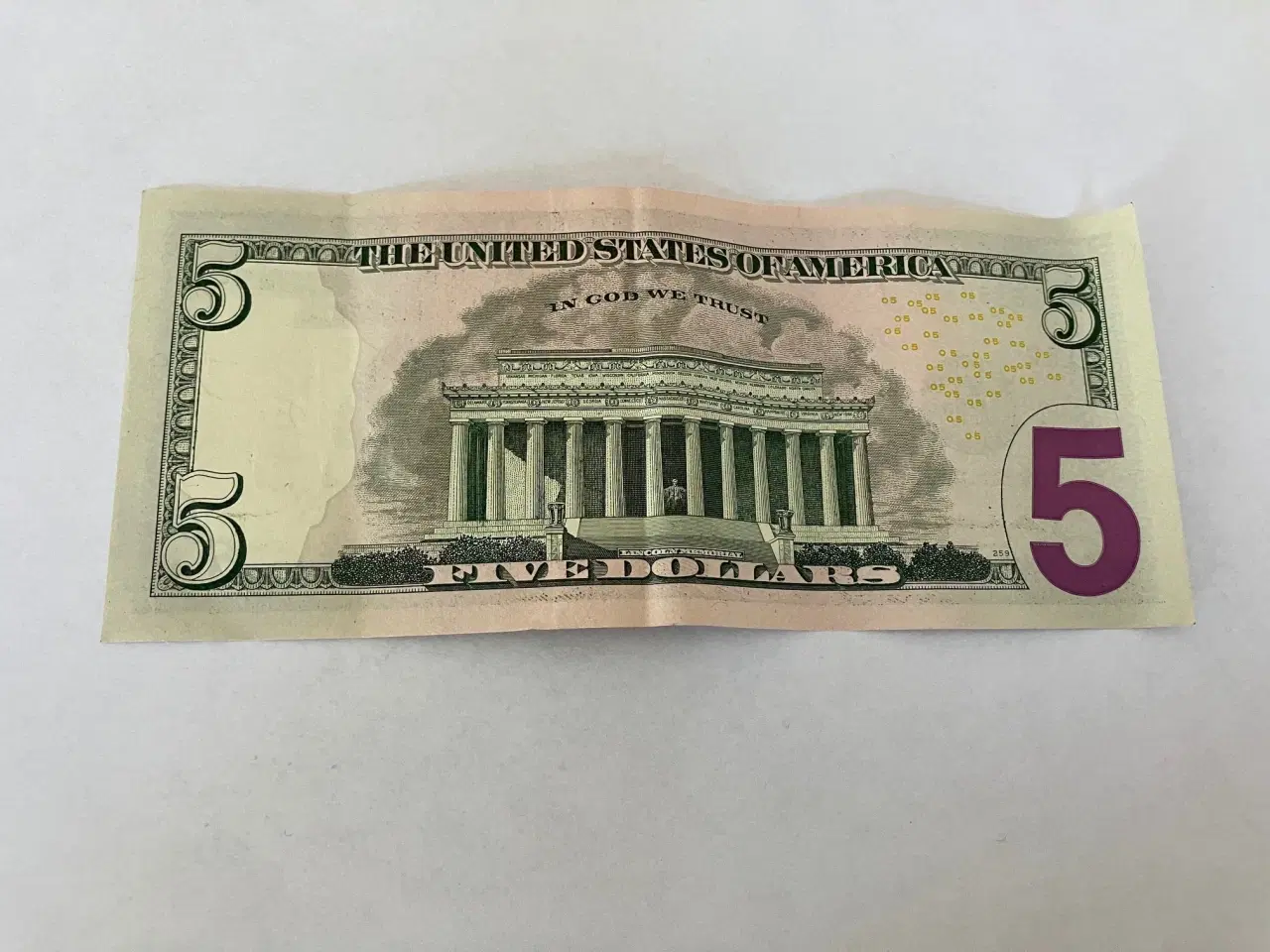 Billede 2 - Five Dollars USA 2013