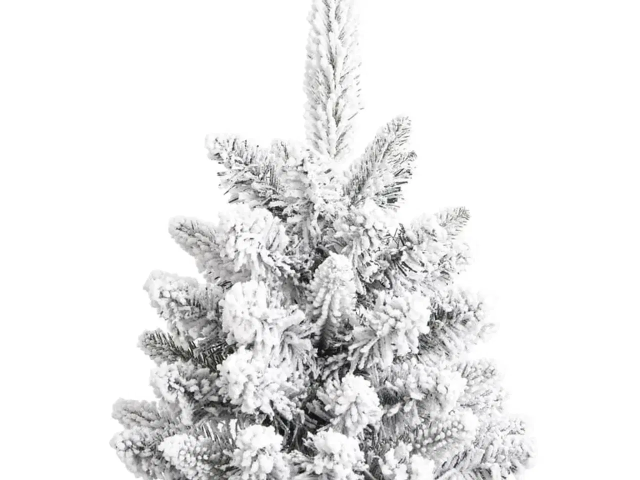 Billede 3 - Kunstigt juletræ med sne 120 cm PVC og PE